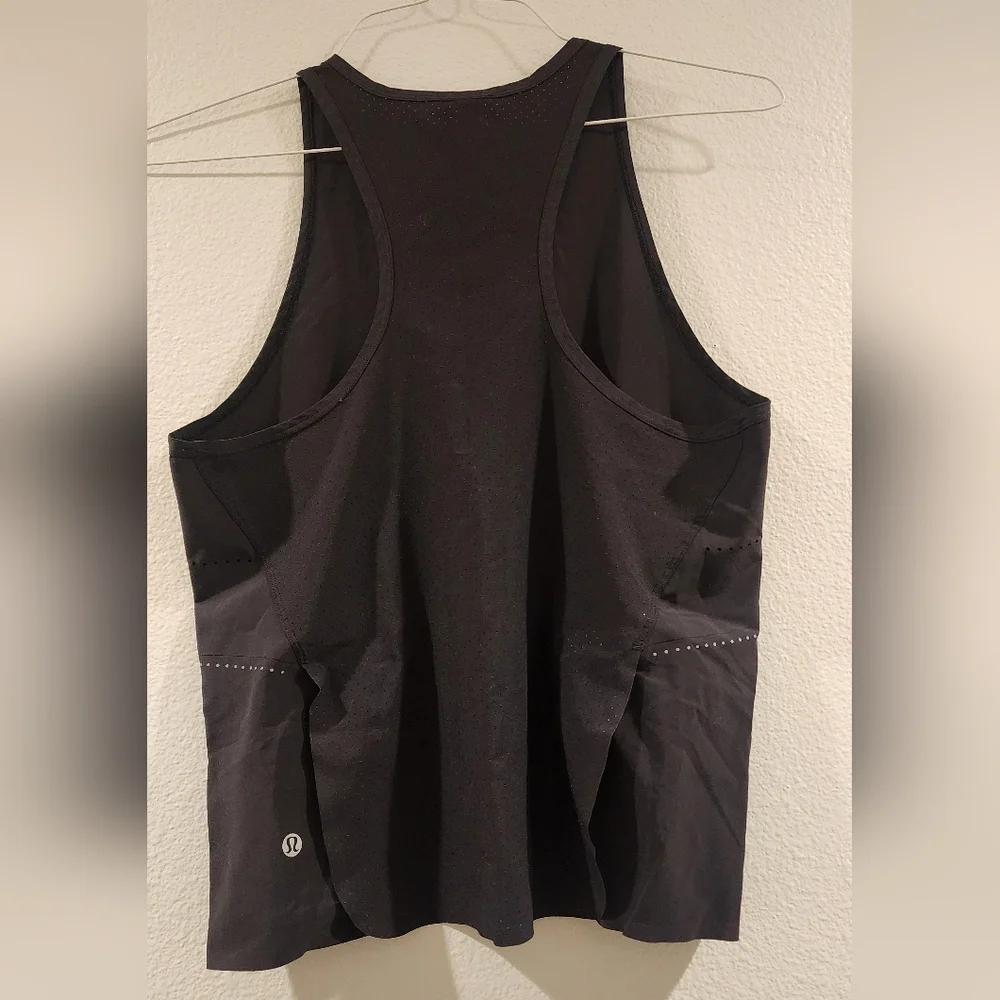 lululemon athletica Women's Charcoal Tank Top - Picture 3 of 4